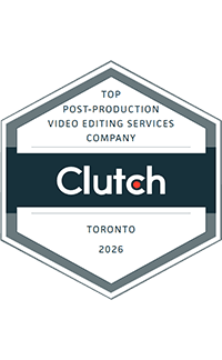 Top Clutch Post-production Video Editing Services Company Toronto 2026 badge