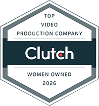Top Clutch Video Production Company Women Owned 2026 badge