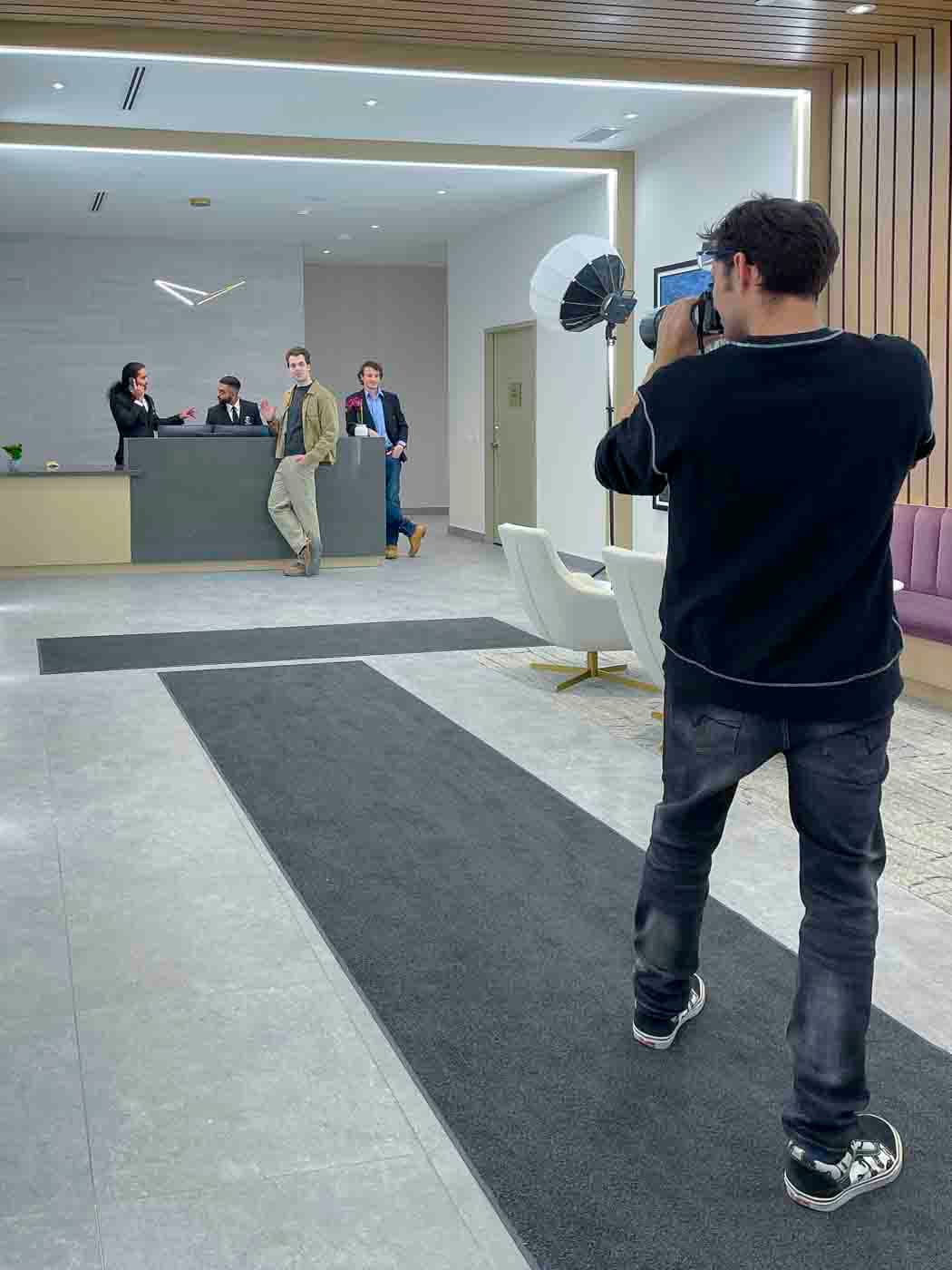 Professional photography services setup by K&F Video Production